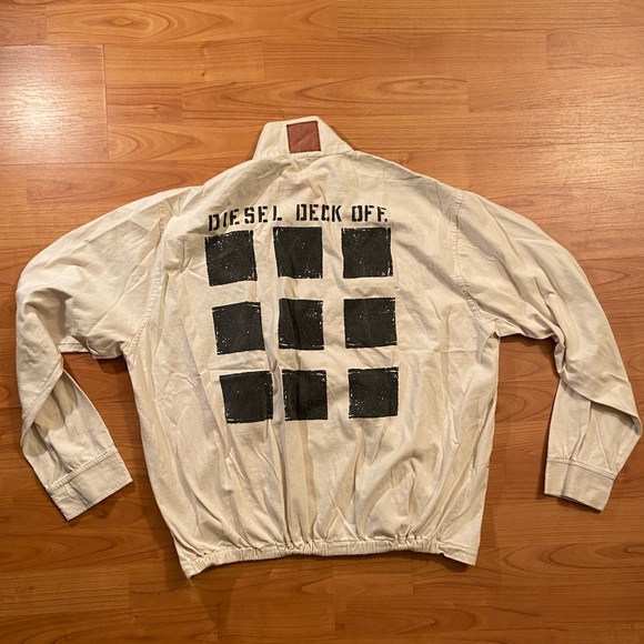 DIESEL 5J Deck Off cotton bomber full zip jacket - Picture 7 of 14